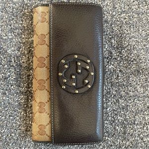 Gucci studded interlocking G Wallet